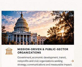 Public-sector and civic organizations